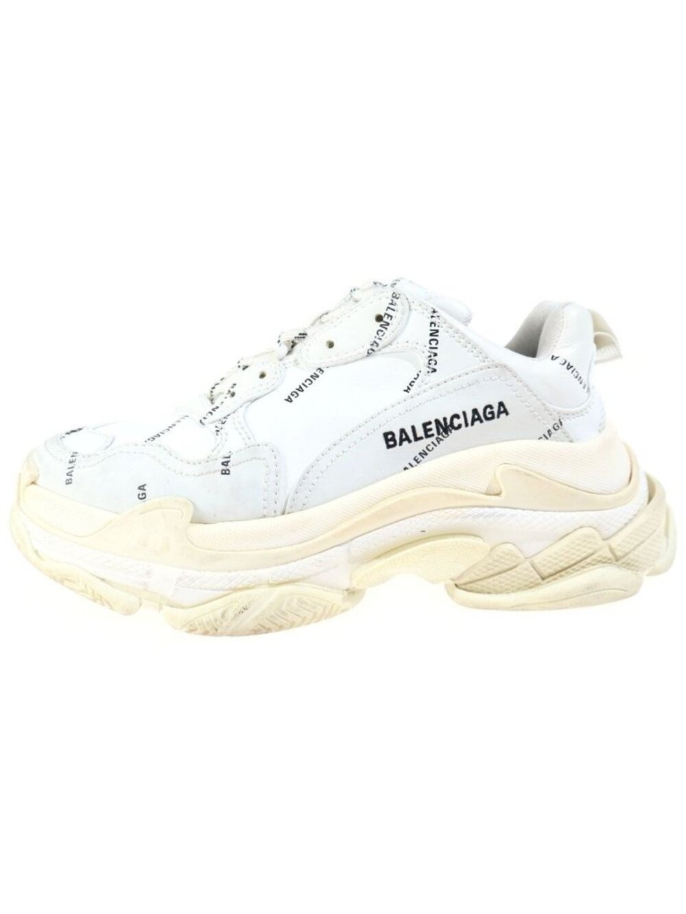 Balenciaga Triple S Dad Low-Top Sneakers White